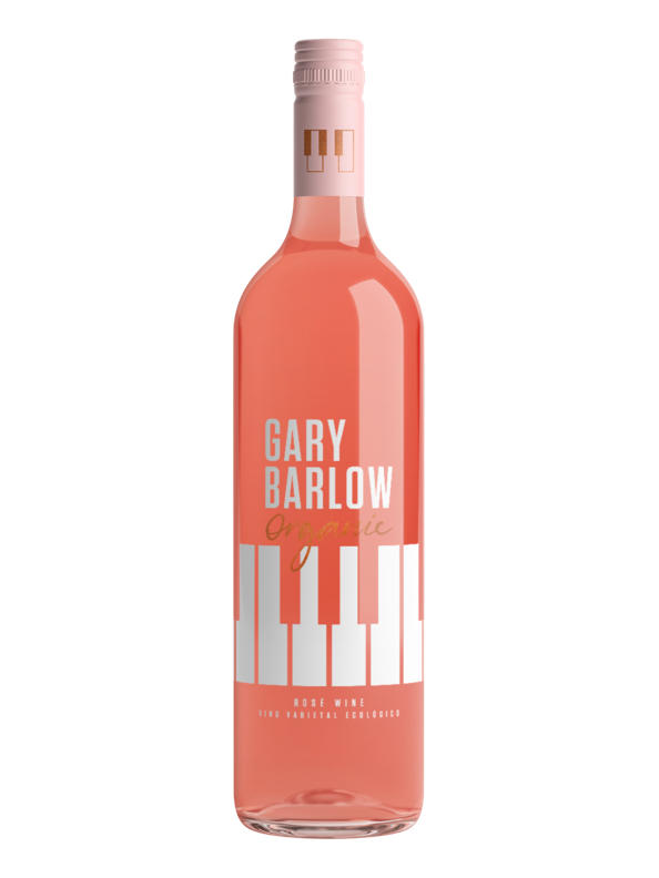 A bottle of Gary Barlow Rose