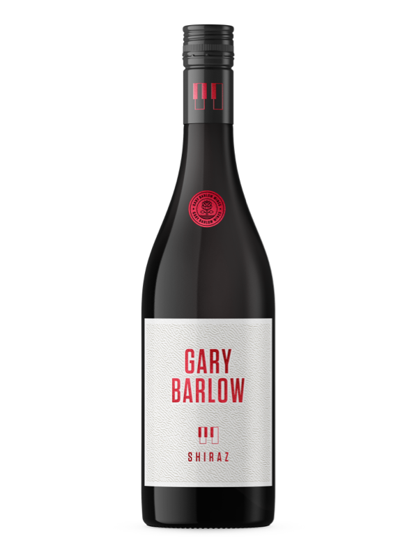 A bottle of Gary Barlow Shiraz