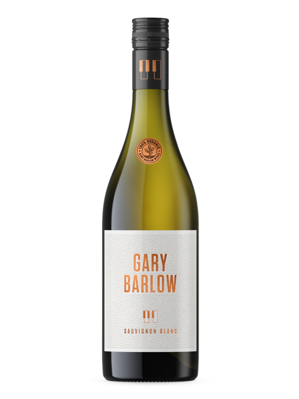 A bottle of Gary Barlow Sauvignon Blanc